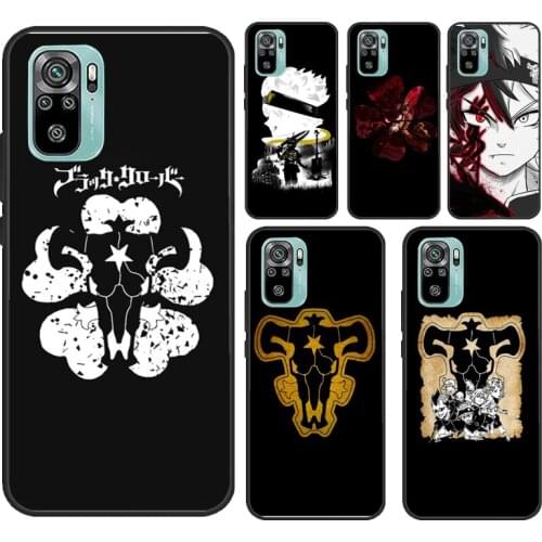 Black clover Asta For Xiaomi Redmi Note 9 7 8 10 Pro Note 9S 8T Cover For Redmi 9C 9 9T 6A 7A 8A 9A Case