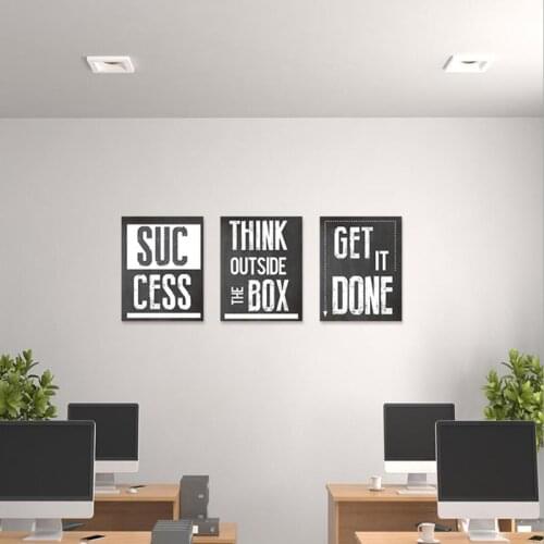 Home Office Decor Wall Art Motivational Quote Phrases Poster Inspiring Words Wall Art Picture Canvas Painting Prints No Frame