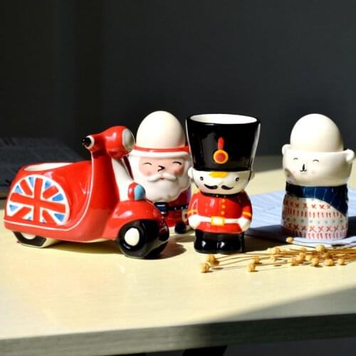 Creative Egg Cups Design Kitchen Boiled Eggs Ceramics Steamed Egg Artifact Non-stick Egg Tray Eco-Friendly ZL004