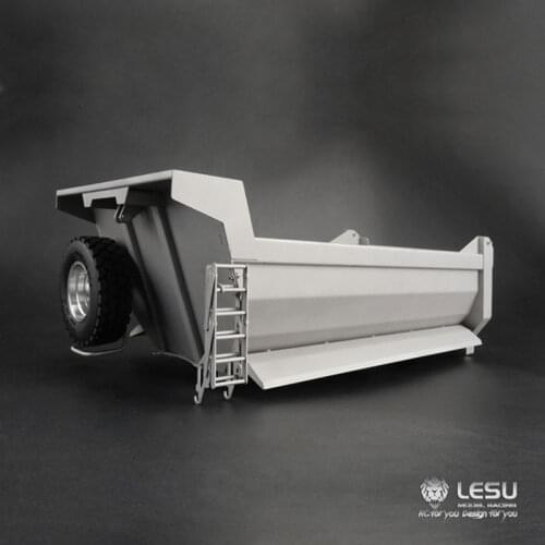 LESU 6*6 Metal Bucket Model Part 1/14 RC Front Hydraulic Cylinder Dumper Truck TH02558