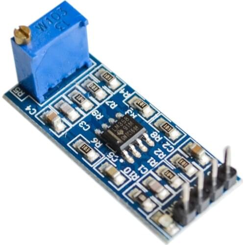 5pcs/lot LM358 100 times gain amplification module operational amplifier module