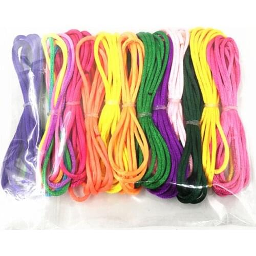 12pcs Rainbow Toy String Set Finger Rainbow Knit Rope Skill Game And Hobbies Educational Toys Kid Game For Children Team