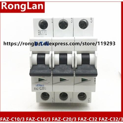 100% new and original FAZ-C32 FAZ-C32/3 32A3P Circuit breaker-5PCS