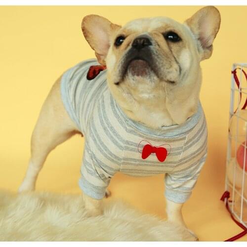 French Bulldog Clothing Pug Dog Clothes Hoodie Coat Outfit Poodle Schnauzer Welsh Corgi Dog Costume Pet Apparel T-shirt Dropship