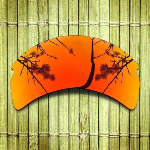 Polarized Replacement Lense For-Oakley Flak 2.0 XL Sunglasses Frame - Fire Red Color Available