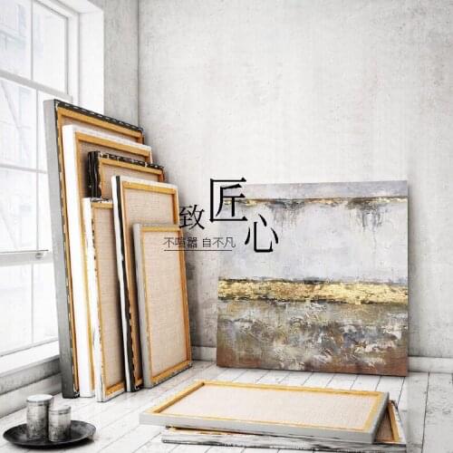 Nordic restaurant decoration painting golden wall painting light luxury gold leaf painting Artists hand-painted SJ012