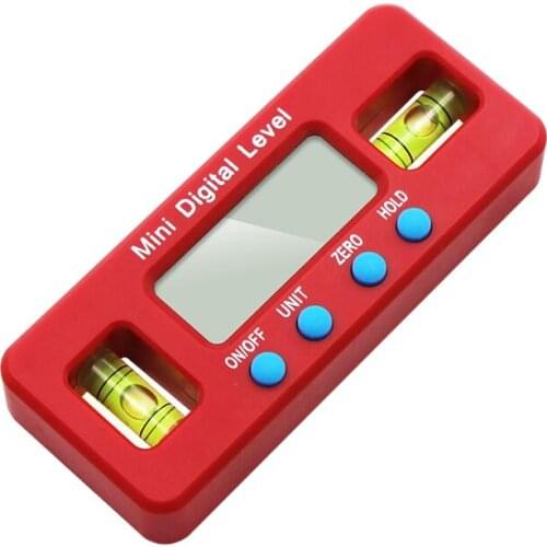 100mm Strong Magnetic Level Ruler Electronic Digital Spirit Level Instrument Inclinometer Mini Measuring Tool Angle Ruler