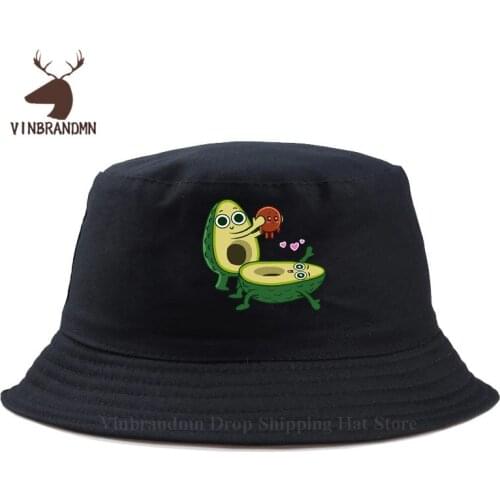 Funny Avocado birth Baseball hat Cute Fruit Avocado Love Bucket hat kawaii mother baby pregnancy Avocado family party visor hats