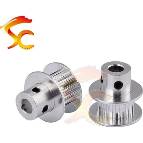 10pcs/lot T2.5 16 teeth Aluminum Timing pulley 5mm bore belt width 6mm (16T2.5-6)Free Shipping