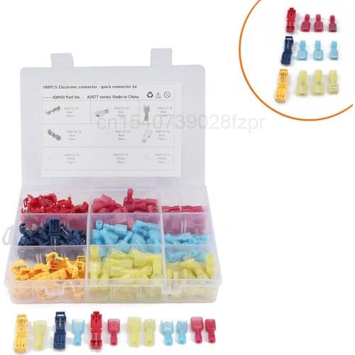 180 Classification Kits Boxed - Heat Shrinkable Terminal, Connecting Pipe Equipped with Wire Breaking Free Terminal, Plug-in
