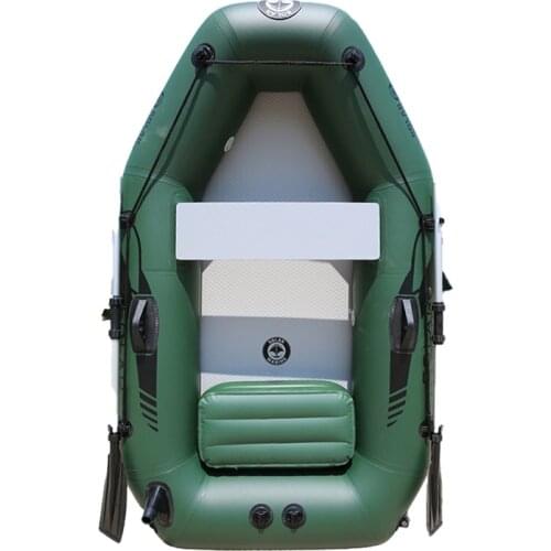 Solar Marine 200 CM 2 Person Portable Inflatable Kayak Fishing Boat Canoe Dinghy Air Mat Floor with Accessory