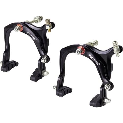 2pcs Brake Caliper C Brake Shoes C Clip Front & Rear Accessories Cycling Bicycle Side Pull Brake Caliper 70-90mm Reach