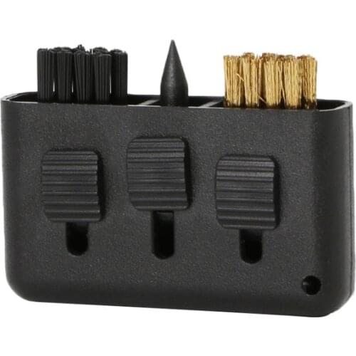 3-in-1 Golf Club Groove Putter Wedge Ball Cleaning Brush Shoes Cleaner Golfer