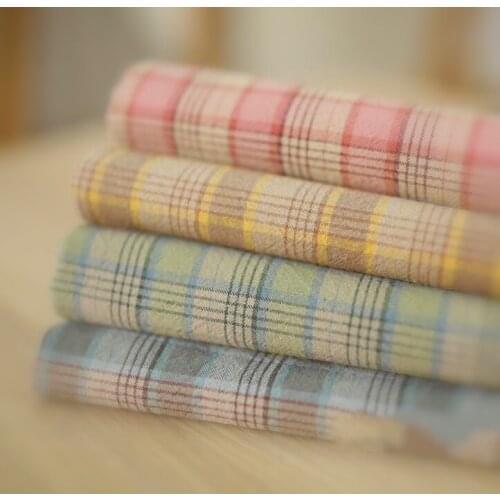 50X70cm 4 color jacquard line gradient wash first dyed cotton cloth patchwork DIY handmade cloth fabric