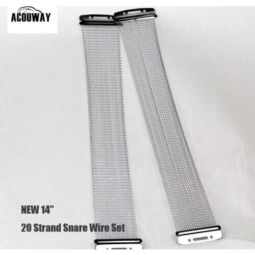 Acouway standard 14" 20 Strand Snare Wire Set for 14" Snare Drum Part Restoration Replacement