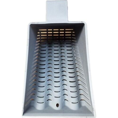 Aquarium Fish Tank Gravel Sand Scoop Shovel Scraper Cleaning Pan Gray