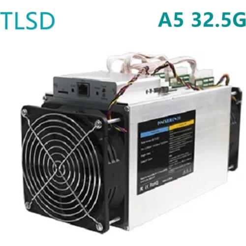 TLSD Used Innosilicon A5 32.5G Bitcoin Mining Machine with Power Supply