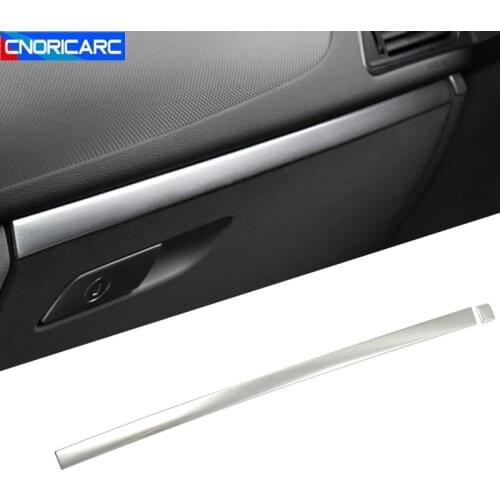 Car Styling Center Console Dashboard Co-pilot Glove Box Cover Strips Trim For Audi A6 C7 2012-18 LHD Auto Interior Accessories