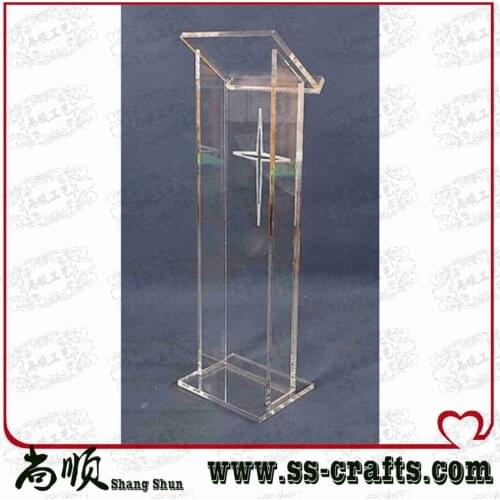 Free Shipping Truth ministries christian clear acrylic lectern cheap church podium