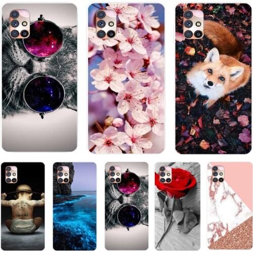For Samsung Galaxy A21S Case A 21S Bumper Silicone TPU Soft Phone Cover For Samsung A21S A217F A21 S M51 S20 FE Cases Cartoon