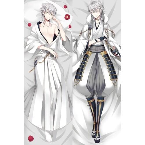 Anime Touken Ranbu Tsurumaru Kuninaga Dakimakura Hugging Body Pillow Case Male Yamatonokami Yasusada & Taroutachi Pillow Cover