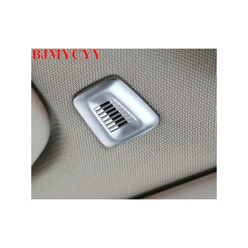 BJMYCYY Microphone decorate Frame Cover Trim car accessories For BMW F20 118i 116i X3 X5 GT X4 X6 2014 2015 2016