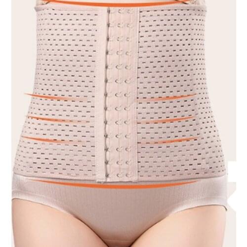Breathable Women Waist Trainer Waist Training Corsets Body Shaper Postpartum recovery Girdle Control Cincher Shapers Slimming