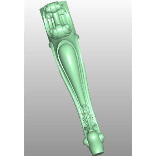 3D model STL format file for cnc router engraving furniture sofa cabinet chair leg pattern Artcam 775