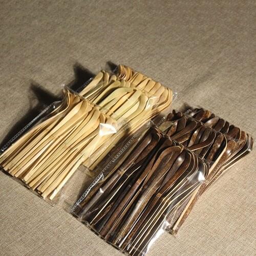 Wholesale Bulk Organic Purple Bamboo Matcha Scoop Measuring Spoon matcha ceremony whisk Tools Green Tea collections