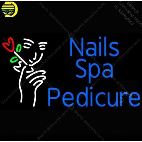 Neon Sign Nails Spa Pedicure Neon Light for Store Display Neon Bulbs Decorative Shop Light Arcade Advertise Neon Light Custom