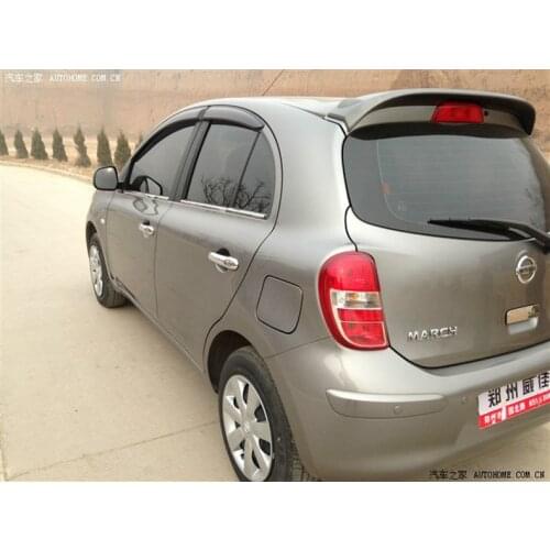 RQXR new style unpainted ABS tail wing rear spoiler for Nissan March