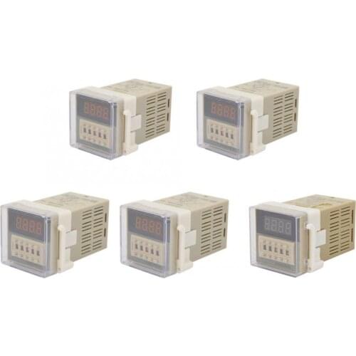 O111ROM 0.01S-9999H 8 Pins Digital Time Relay DH48S-2Z 10A LCD Display Time Timer Delay Relay 380VAC DC/24VAC DC/110VAC/220VAC