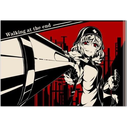 Custom Canvas Decor Girls' Last Tour Anime Colorful Wall Fabric Posters And Prints Home Decor Painting 20x30cm,27x40cm,30x45cm