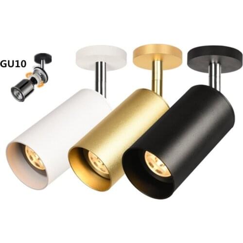 360° Rotatable Surface Mounted led Ceiling Downlight with 5W 7W 9W 12W 15W GU10 Bulb Replaceable LED Spot Light
