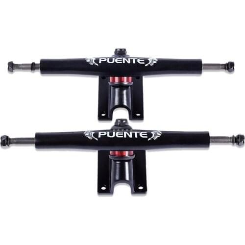 PUENTE 2Pcs Generic 7 Inch Skateboard Bracket Truck Accessory Shock Resistant Skateboard Trucks Parts