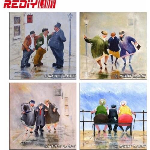 REDIY LADIY 5D Diamond Embroidery Best Friends Full Square Diamond Mosaic Picture Pasted Cross Stitch Needlework Home Decoration