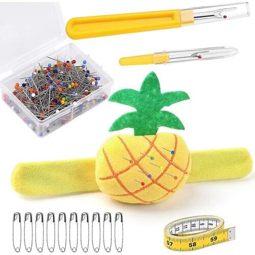 KAOBUY Sewing Pins Quilting Pins Ball Head Pins With Seam Ripper Pin And Measure Tape For Dressmaking Jewelry Decoration