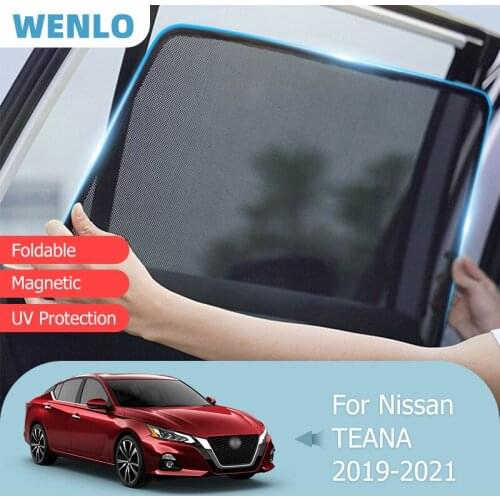 For Nissan TEANA 7th 2019-2021 Front Windshield Car Sunshade Side Window Blind Sun Shade Magnetic Kids Visor Frame Curtain Cover