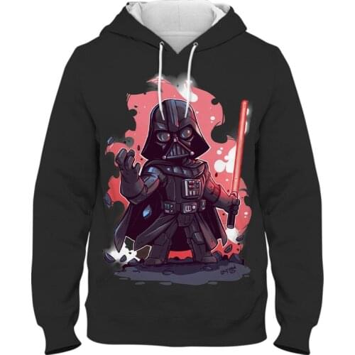 Sweatshirt Male Marvel Movie 3D Print Star Wars Cool Boy Girl Kids Hoodies Fashion Harajuku Style Men Women Clothes Tops
