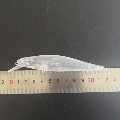 10pcs 120mm 12g Blank lures unpainted fishing lure blank minnow bait lure body 412