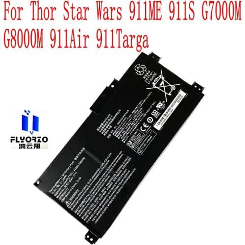100% Brand new high quality 4440mAh/51.28WH SQU-1711 Battery For Thor Star Wars 911ME 911S G7000M G8000M 911Air 911Targa Laptop