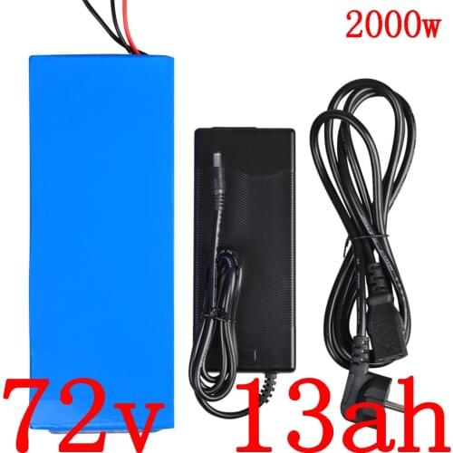 72v lithium battery pack 72V 13AH lithium ion electric bicycle battery 72V 1000W 1500W 2000W electric scooter battery free duty