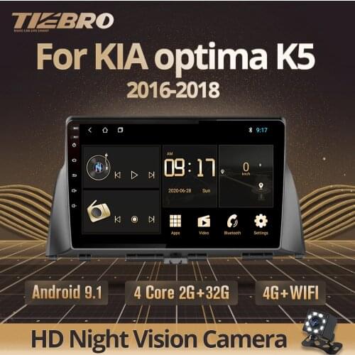 TIEBRO 2din Android 9.0 Car Radio For KIA optima K5 2016 2017 2018 Multimedia Stereo Car DVD Player Navigation GPS 2DIN Radio