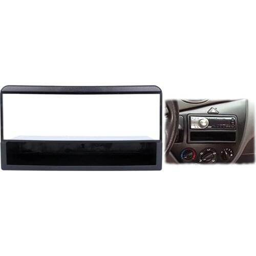 LONGSHI 182*53mm refitting 1Din Car Radio Fascia Cover Panel Frame kit for 1998 1999 2000 2001 2002 2003-2006 Ford Fiesta Focus