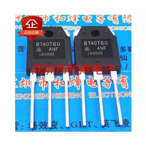 Free shipping 20PCS BT40T60 BT40T60ANF BT40T60ANFK TO-3P
