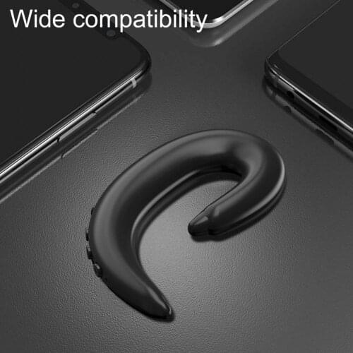 Bluetooth headset-compatible 4.2 Earphone Ear Hook hanging ear business Bone Conduction Wireless Stereo Music Headset for Sports