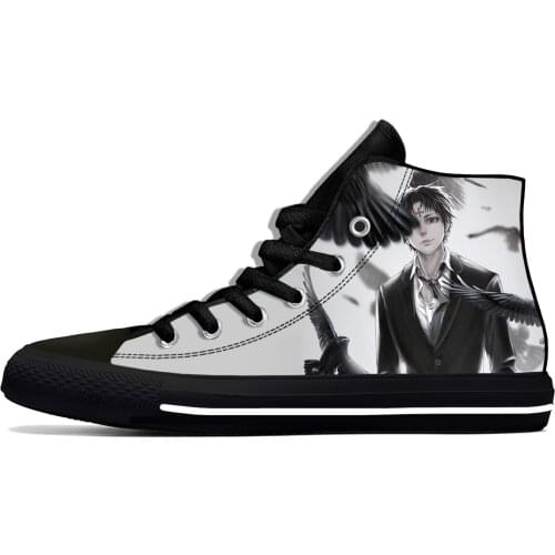 Anime Manga Hunter X Hunter Chrollo Lucilfer HxH Casual Cloth Shoes High Top Lightweight Breathable 3D Print Men Women Sneakers