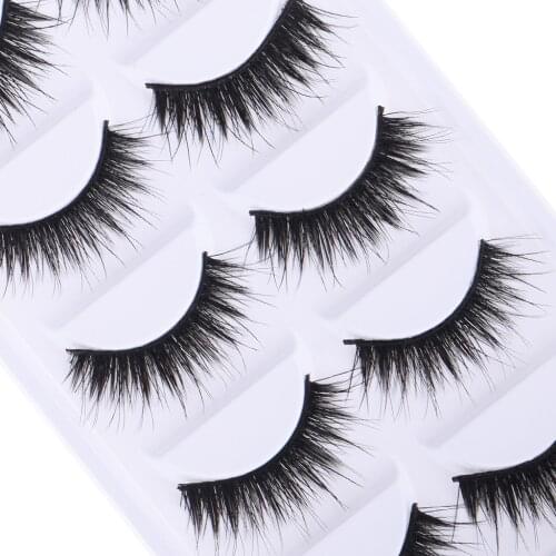5 Pairs Girl Dolls Curly Long False Eyelashes For 1/6 Blythe Doll Eyes DIY Making