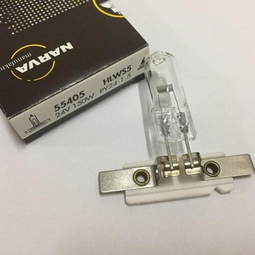 NARVA 55405 HLWS5 24V 150W PY24-1.5 halogen bulb,24V150W lamp,ZEISS JENA microscope light,EPIVAL INKO JENATECH AMPLIVAL JENAVERT