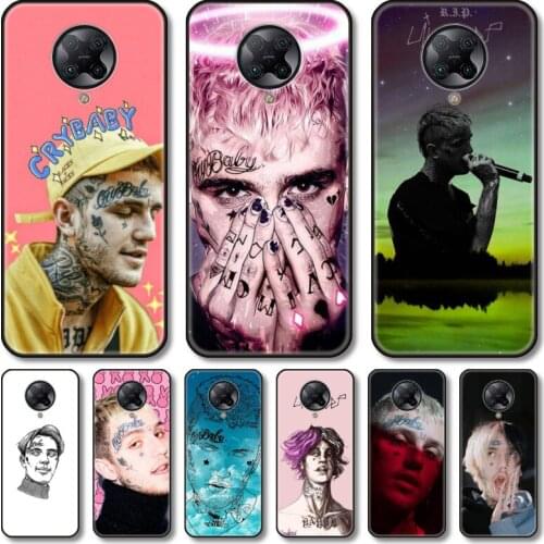 Lil peep rap Phone Case For xiaomi M2 C3 X3 F2 Lite NFC 6 5 x Poco k30 Pro Anime Black Cover Silicone Back Pretty tpu